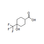 4-Hydroxy-4-(trifluoromethyl)cyclohexanecarboxylic Acid