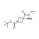 Ethyl 1-Boc-3-cyanoazetidine-3-carboxylate