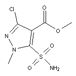 Methyl 3-chloro-1-methyl-5-sulfamoyl-1H-pyrazole-4-carboxylate