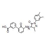 (Z)-3’-[2-[1-(3,4-Dimethylphenyl)-3-methyl-5-oxopyrazol-4(5H)-ylidene]hydrazino]-2’-oxo-2’,3’-dihydrobiphenyl-3-carboxylic Acid