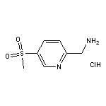 5-(Methylsulfonyl)pyridine-2-methanamine Hydrochloride