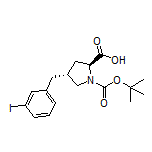 Boc-(4R)-4-(3-iodobenzyl)-L-proline