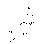 (S)-Methyl 2-amino-3-(3-(methylsulfonyl)phenyl)propanoate hydrochloride