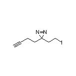 3-(3-Butyn-1-yl)-3-(2-iodoethyl)-3H-diazirine