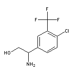 (2S)-2-AMINO-2-[4-CHLORO-3-(TRIFLUOROMETHYL)PHENYL]ETHAN-1-OL-HCL