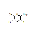 2-Amino-5-bromo-6-chloro-3-iodopyridine