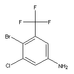 4-Bromo-3-chloro-5-(trifluoromethyl)aniline