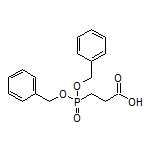 3-[Bis(benzyloxy)phosphoryl]propanoic Acid