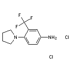 4-(1-Pyrrolidinyl)-3-(trifluoromethyl)aniline Dihydrochloride