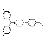 4-{4-[Bis(4-fluorophenyl)methyl]piperazin-1-yl}benzaldehyde