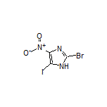 2-Bromo-5-iodo-4-nitro-1H-imidazole