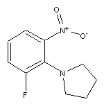 1-(2-Fluoro-6-nitrophenyl)pyrrolidine