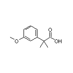 2-(3-Methoxyphenyl)-2-methylpropanoic Acid