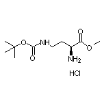 Methyl (S)-4-(Boc-amino)-2-aminobutanoate Hydrochloride