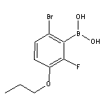 6-Bromo-2-fluoro-3-propoxyphenylboronic Acid