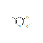 3-Bromo-2-methoxy-5-methylpyridine