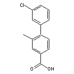 4-(3-Chlorophenyl)-3-methylbenzoic acid