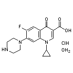 Ciprofloxacin hydrochloride monohydrate