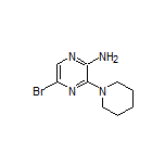 2-Amino-5-bromo-3-(1-piperidyl)pyrazine