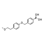 4-[[4-(2-Methoxyethyl)phenoxy]methyl]phenylboronic Acid