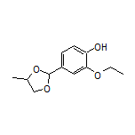 2-Ethoxy-4-(4-methyl-1,3-dioxolan-2-yl)phenol