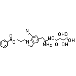 5-[(2R)-2-aminopropyl]-1-[3-(benzoyloxy) propyl]-2,3-dihydro-1H-Indole-7-carbonitrile-(2R,3R)-2,3-dihydroxybutanedioate