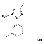 3-methyl-1-(3-methylphenyl)-1H-pyrazol-5-amine hydrochloride