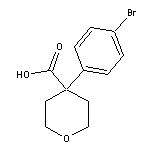 4-(4-bromophenyl)oxane-4-carboxylic acid