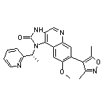 7-(3,5-Dimethyl-4-isoxazolyl)-1,3-dihydro-8-methoxy-1-[(1R)-1-(2-pyridinyl)ethyl]-2H-imidazo[4,5-c]quinolin-2-one