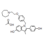 1-[4-[2-(Azepan-1-yl)ethoxy]benzyl]-2-(4-hydroxyphenyl)-3-methyl-1H-indol-5-ol Acetate