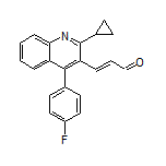 (E)-3-[2-Cyclopropyl-4-(4-fluorophenyl)-3-quinolyl]acrylaldehyde