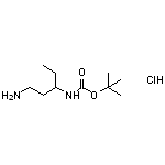 tert-Butyl (1-aminopentan-3-yl)carbamate hydrochloride