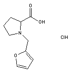 1-(Furan-2-ylmethyl)pyrrolidine-2-carboxylic acid hydrochloride