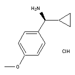 (S)-Cyclopropyl(4-methoxyphenyl)methanamine hydrochloride