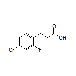 3-(4-Chloro-2-fluorophenyl)propanoic Acid