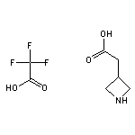 2-(azetidin-3-yl)acetic acid; trifluoroacetic acid