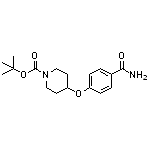 tert-Butyl 4-(4-carbamoylphenoxy)piperidine-1-carboxylate