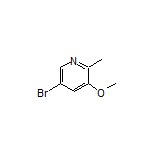 5-Bromo-3-methoxy-2-methylpyridine