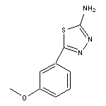 2-Amino-5-(3-methoxyphenyl)-1,3,4-thiadiazole