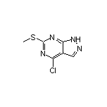 4-Chloro-6-(methylthio)-1H-pyrazolo[3,4-d]pyrimidine