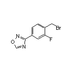 3-[4-(Bromomethyl)-3-fluorophenyl]-1,2,4-oxadiazole