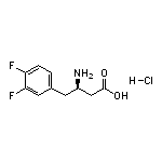 (R)-3-Amino-4-(3,4-difluorophenyl)butanoic Acid Hydrochloride