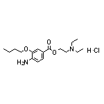 2-(Diethylamino)ethyl 4-Amino-3-butoxybenzoate Hydrochloride