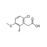 6-Chloro-2-fluoro-3-methoxyphenylacetic Acid