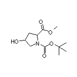 Methyl 1-Boc-4-hydroxypyrrolidine-2-carboxylate