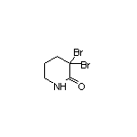 3,3-Dibromopiperidin-2-one