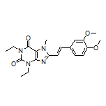 (E)-8-(3,4-Dimethoxystyryl)-1,3-diethyl-7-methyl-1H-purine-2,6(3H,7H)-dione