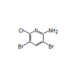 2-Amino-3,5-dibromo-6-chloropyridine