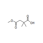 4-Methoxy-2,2-dimethyl-4-oxobutanoic Acid