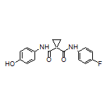 N-(4-Fluorophenyl)-N’-(4-hydroxyphenyl)cyclopropane-1,1-dicarboxamide